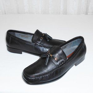 Florsheim Leather Horse Bit Tassel Loafer Men 9.5D